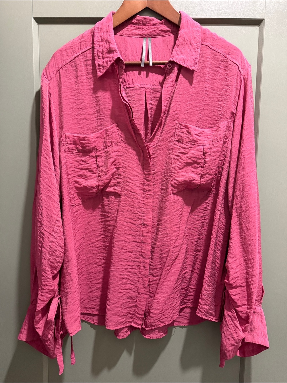 Anthropologie Wide-sleeve Buttondown Top - Size L - NWOT